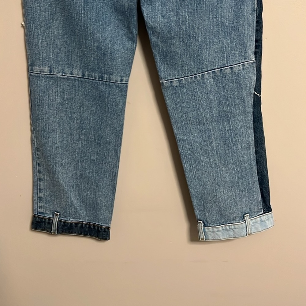 Revice Deconstructed Patchwork Denim Straight-Leg… - image 7